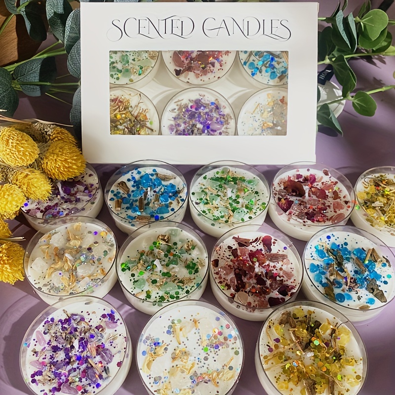 Silk Candle - Set of 6 Scented Candles Fragrance