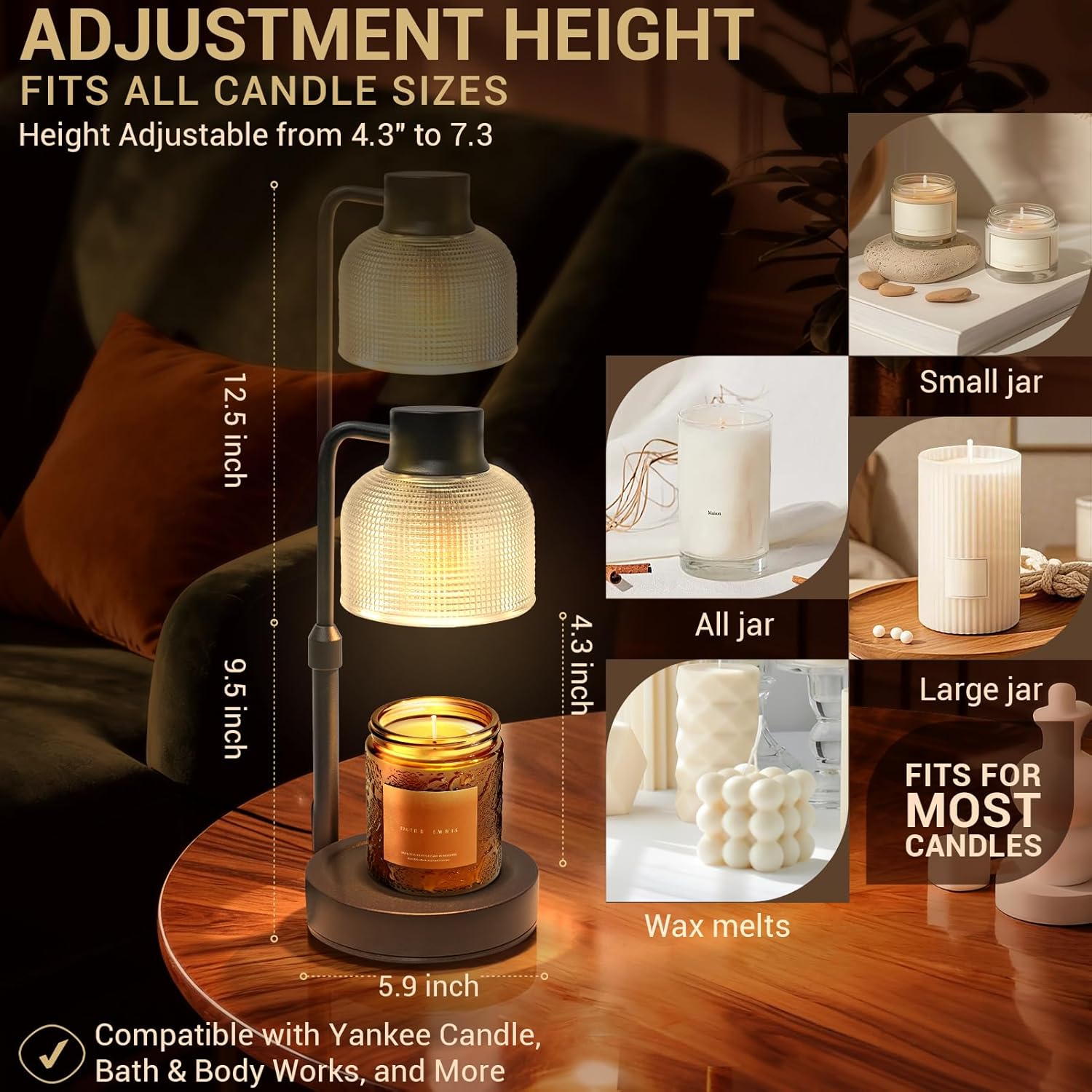 Candle Warmer Lamp with Timer  - огляд і ціна Wax Melts