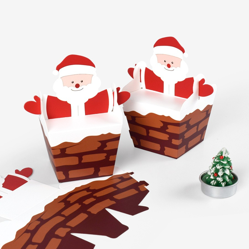 10/30/50pcs Santa Claus Climbi - огляд і ціна Candle Containers