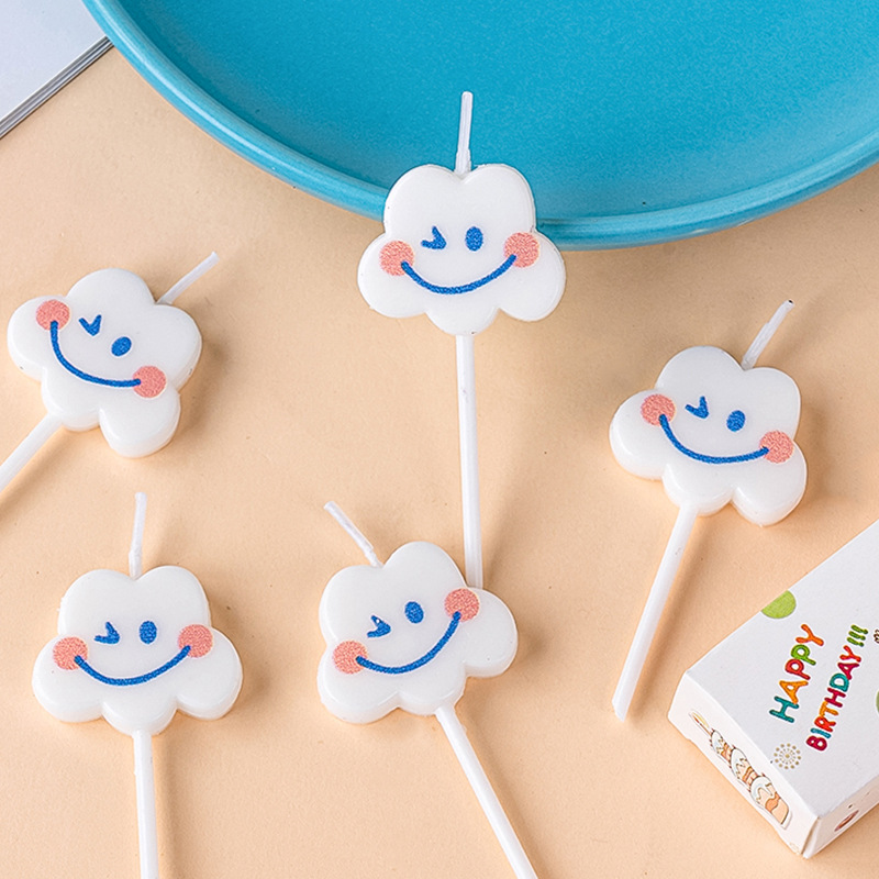 Ins Cute Cloud Smiling Birthda - огляд і ціна Paraffin Wax