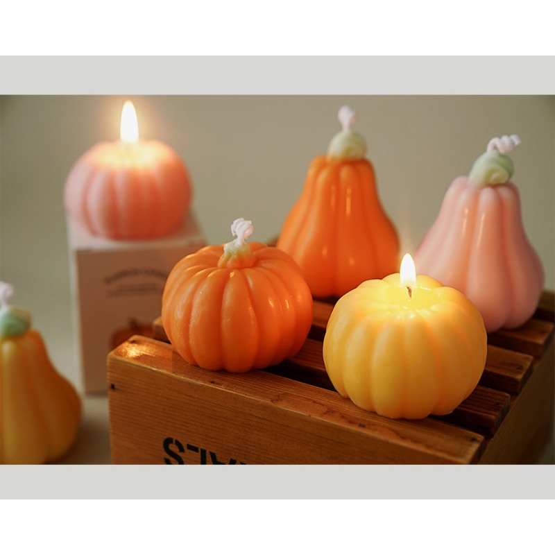 Handmade Halloween Pumpkin Sce - огляд і ціна Silk Candle