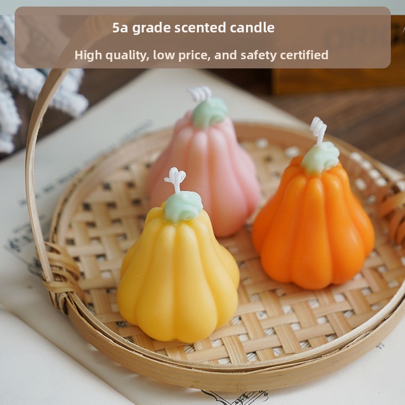 Handmade Halloween Pumpkin Sce - огляд і ціна Silk Candle
