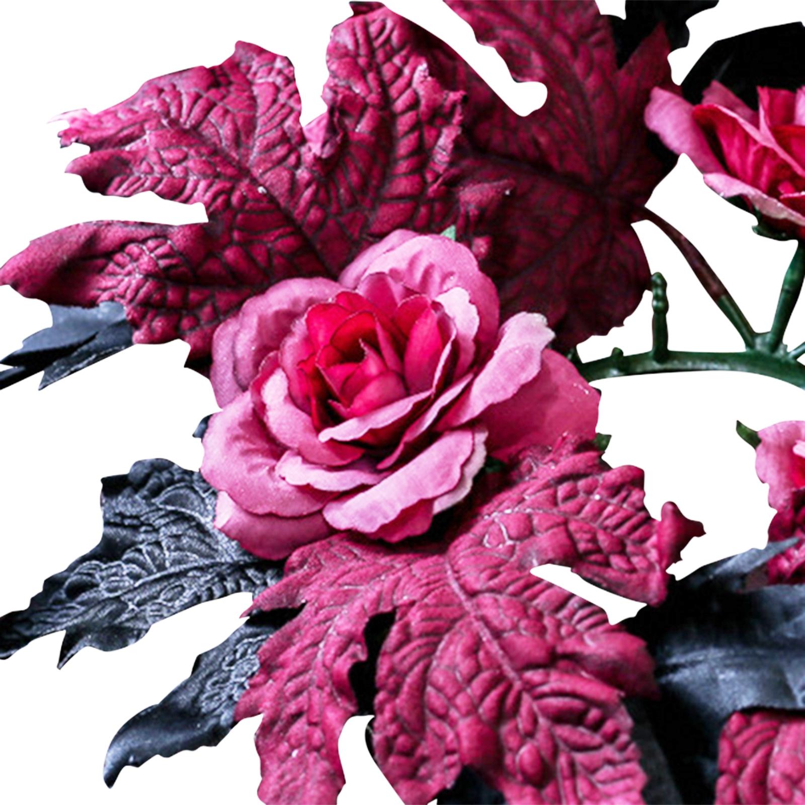 Dark Rose Halloween Wreath Sil - огляд і ціна Silk Candle