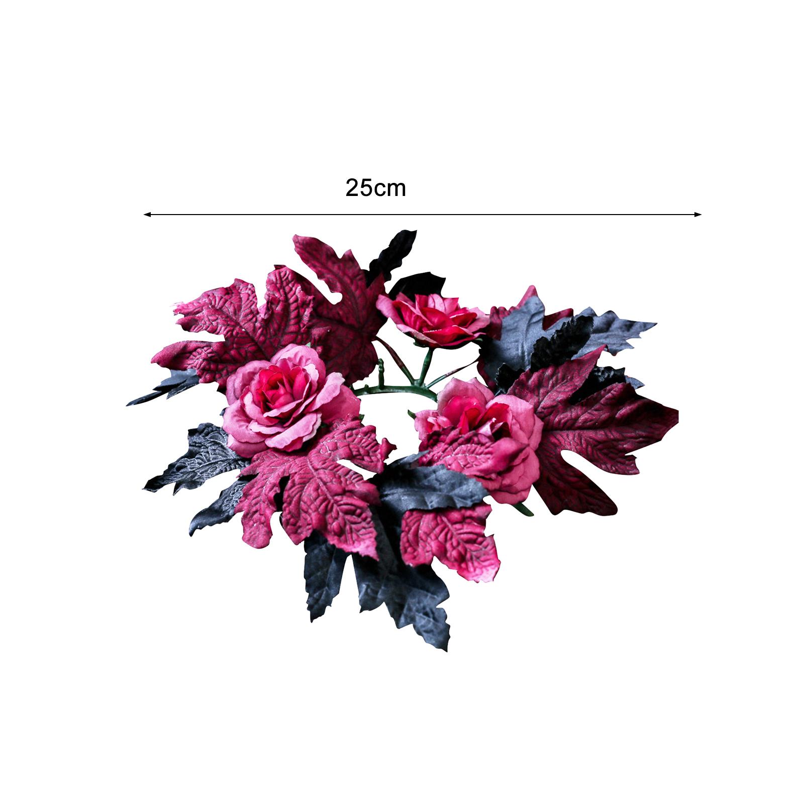 Dark Rose Halloween Wreath Sil - огляд і ціна Silk Candle