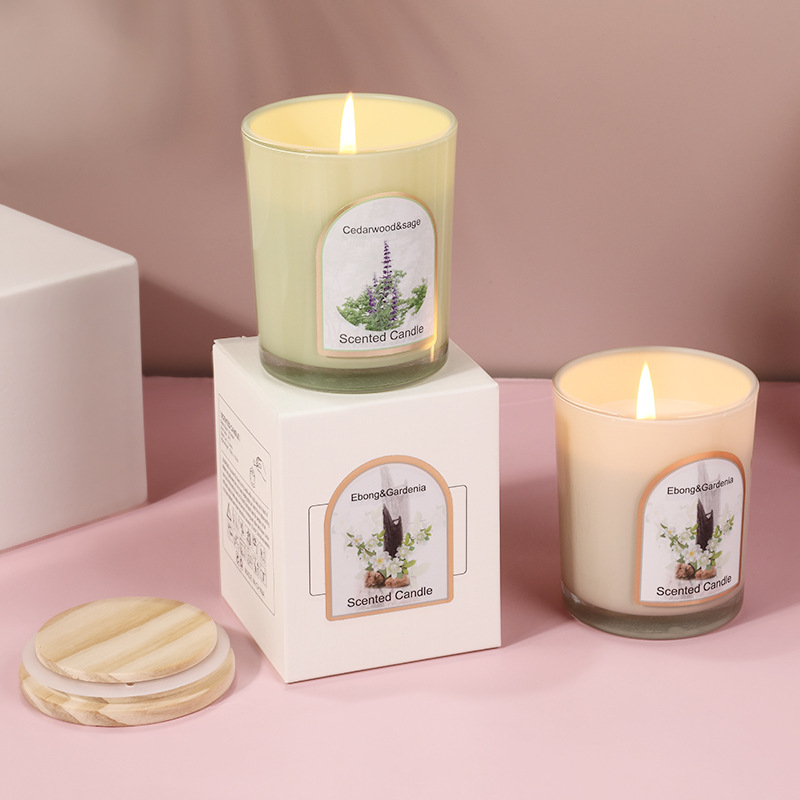 Wood cover colored glass scent - огляд і ціна Candle Fragrance