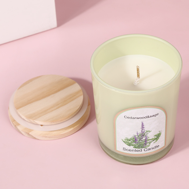 Wood cover colored glass scent - огляд і ціна Candle Fragrance