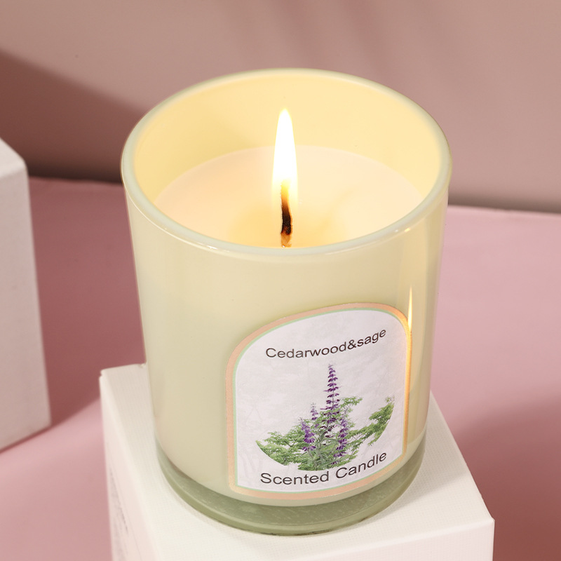 Wood cover colored glass scent - огляд і ціна Candle Fragrance
