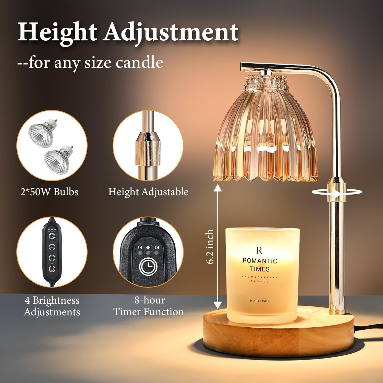 Adjustable Height Aromatherapy - огляд і ціна Wax Melts
