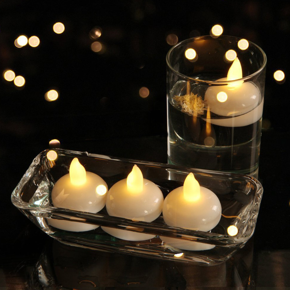 12Pcs Waterproof Floating LED  - огляд і ціна Paraffin Wax