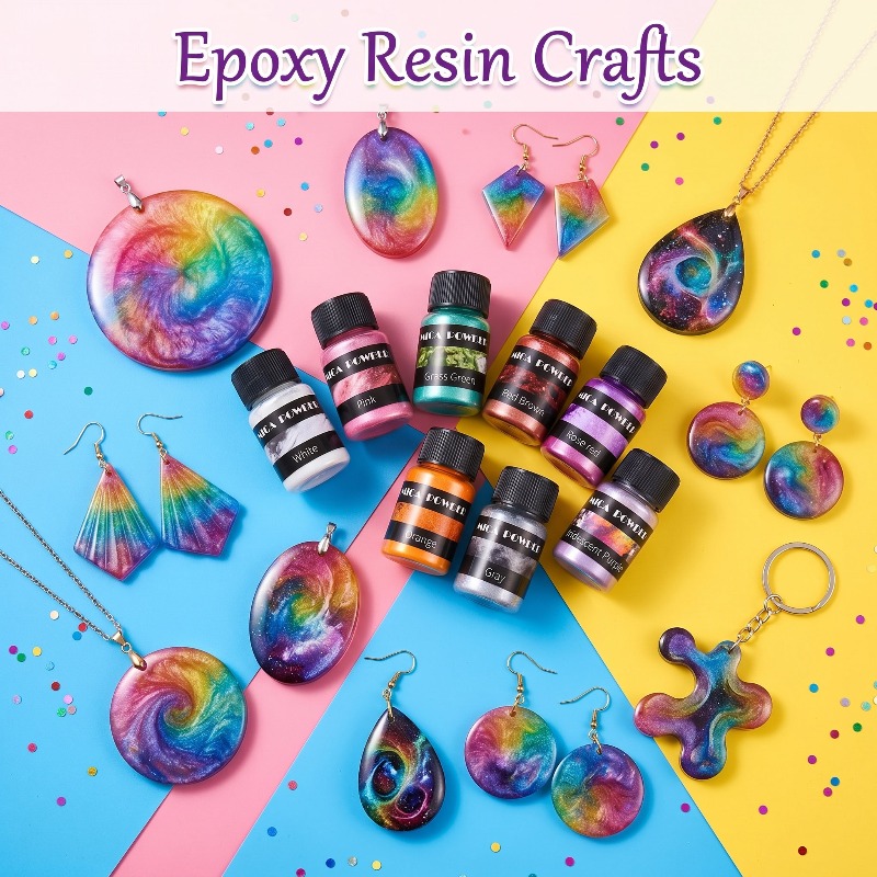 2/24 color metal pigment powde - огляд і ціна Candle Making Kit