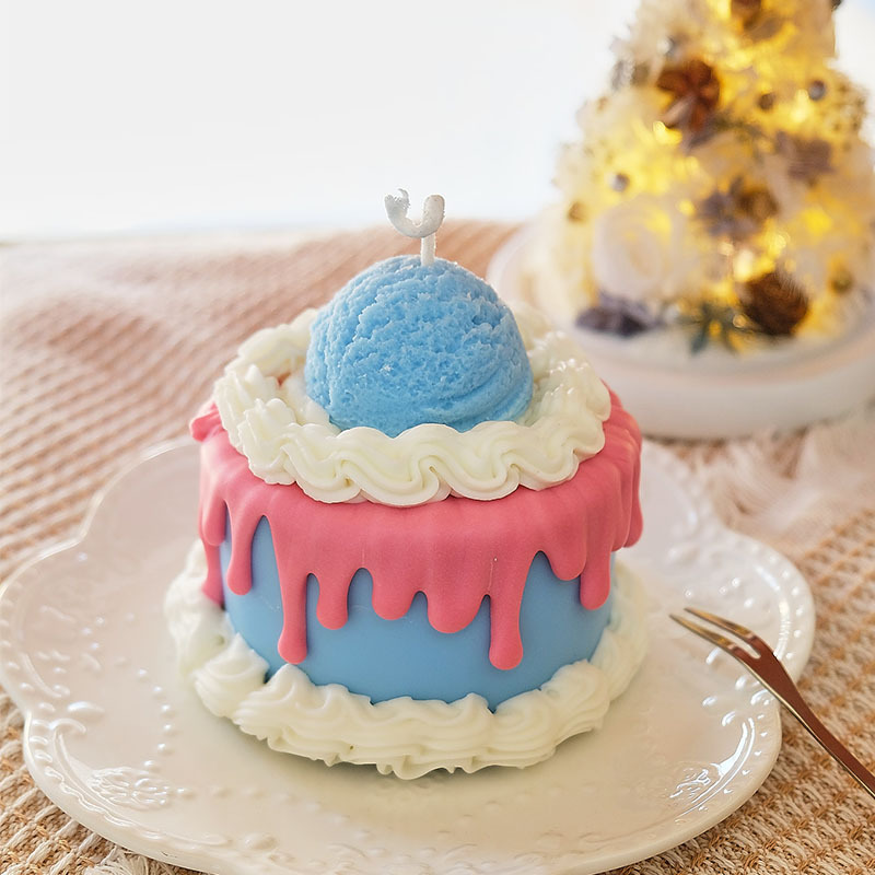 Cake Shape Scented Candles Cre - огляд і ціна Soy Wax