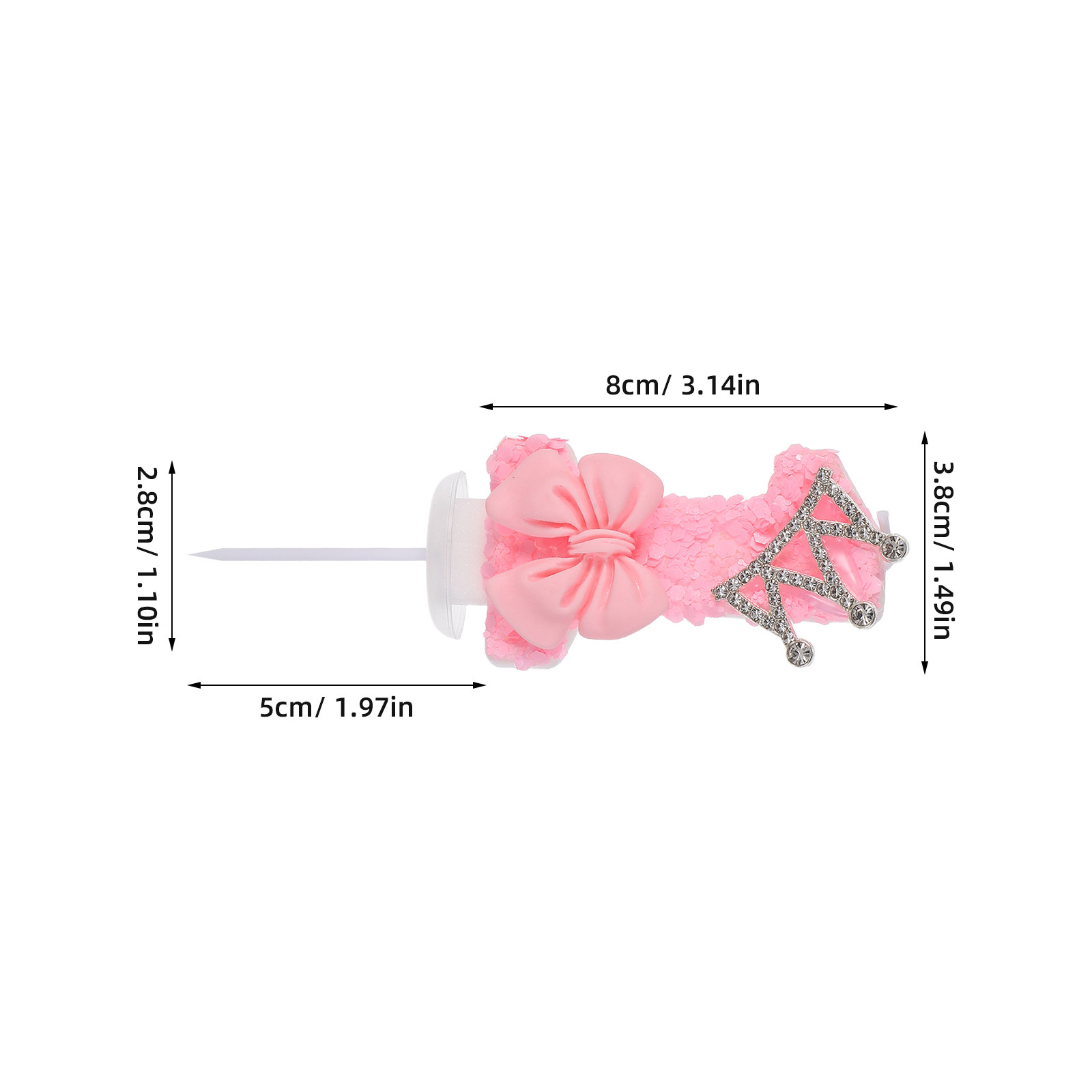 Pink 1st Birthday Bow Crown Ca - огляд і ціна Soy Wax