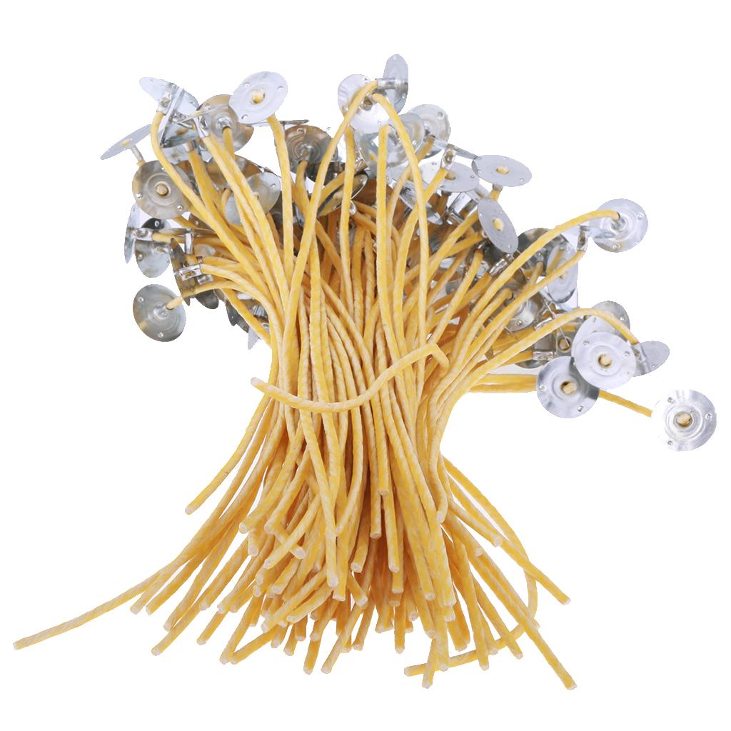 50Pcs Yellow Hemp Beeswax Cand - огляд і ціна Candle Lighter