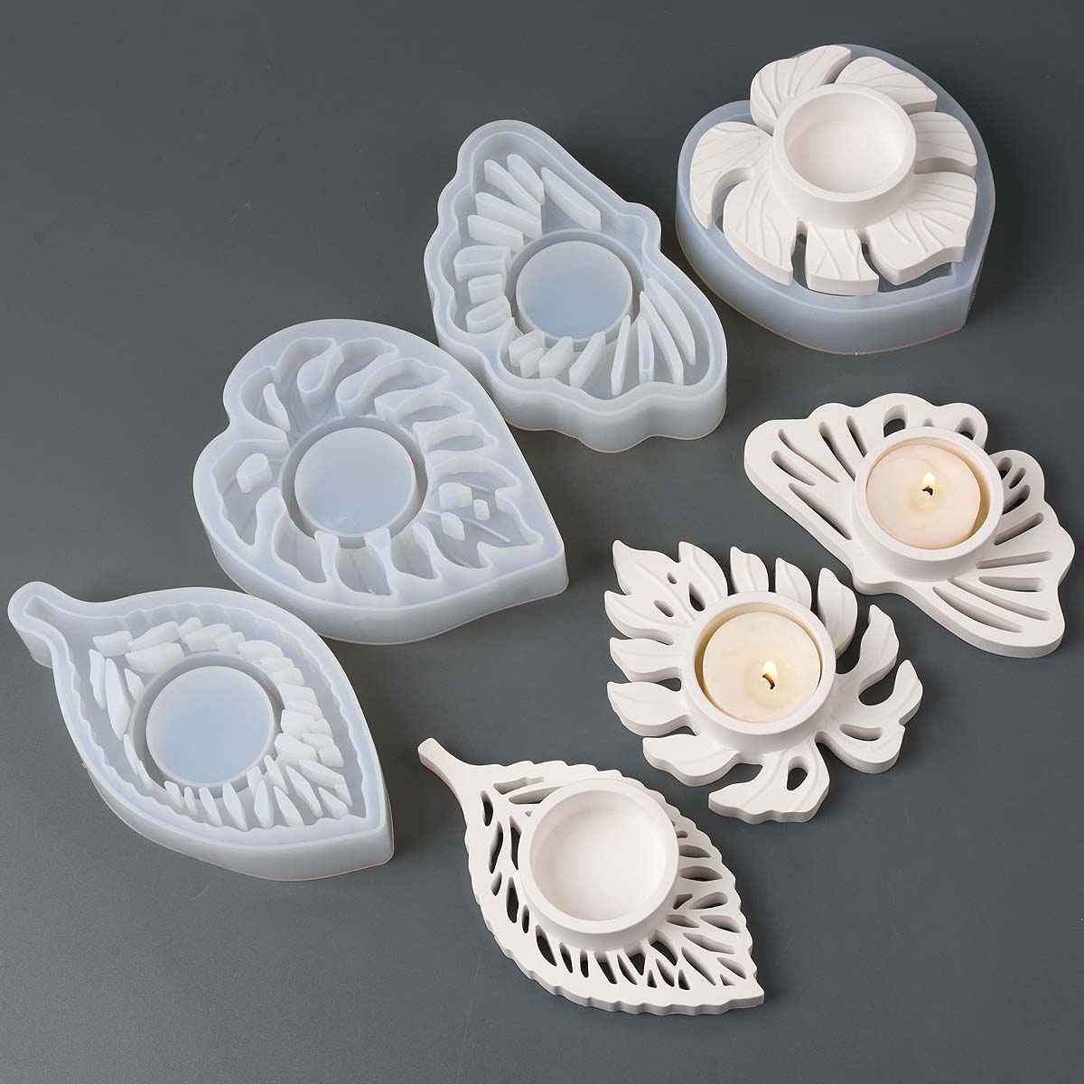 Leaves Candlestick Silicone Mo - огляд і ціна Candle Lighter